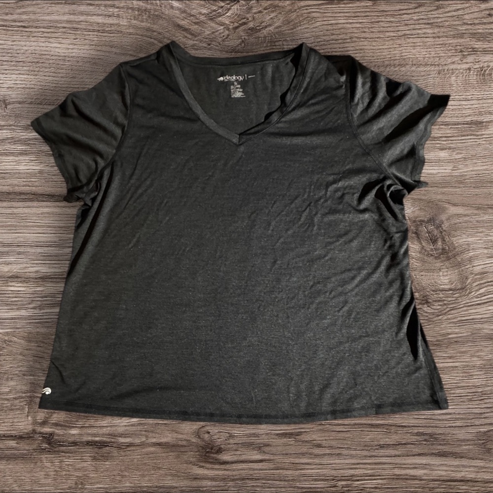 Ideology‎ Charcoal V-Neck Short Sleeve Tee